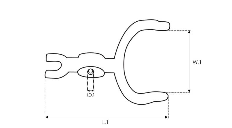 Remanufactured AS-PL Starter motor lever