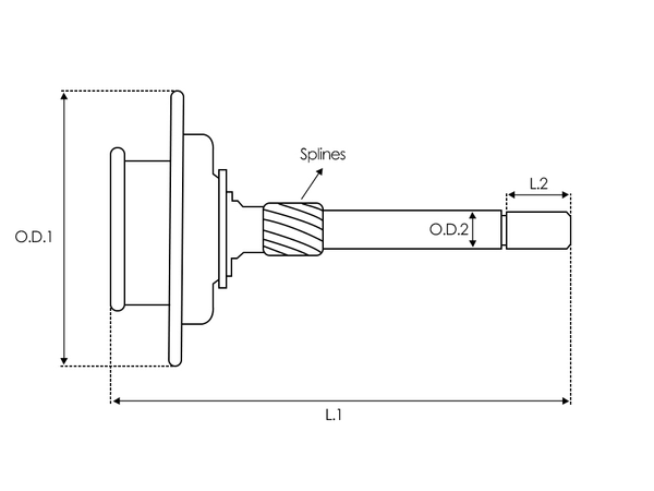 UD19756SRS — Startmotors växel