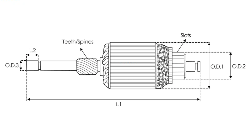 SA9029S | Starter armatures