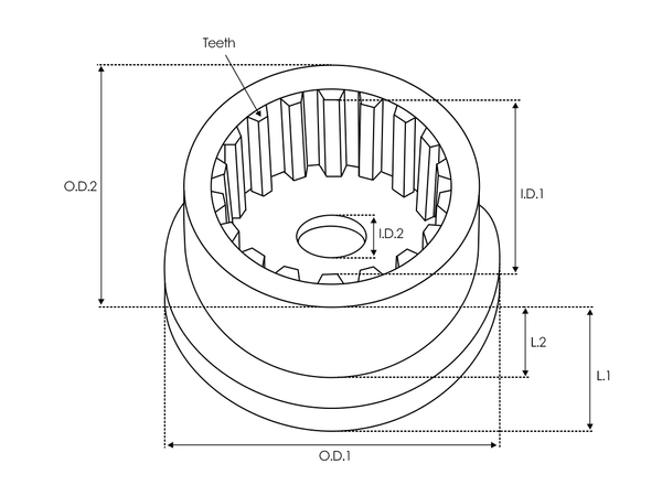 SG9016 — Startmotors växelband