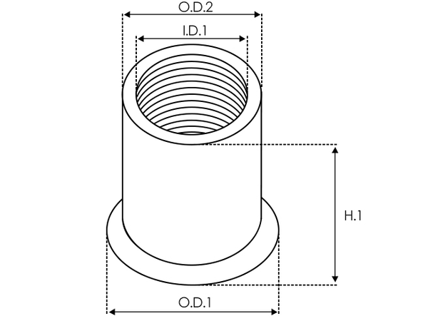 UD52284ARS — Växelströmsgenerators monteringshylsor