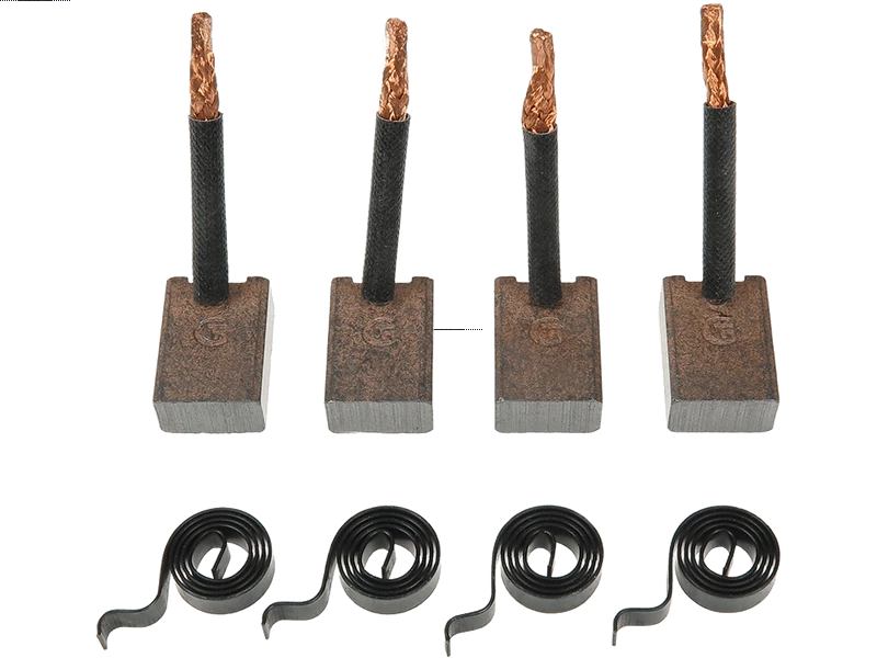 Brand new AS-PL Starter motor brush set