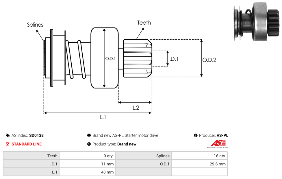 SD0138 AS-PL BENDIKS 234946