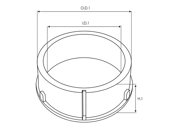 ABEC3006S(BULK) — Packningar, läpptätningar och o-ringar