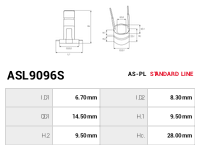 AS-PL Generator kommutator ASL9096S