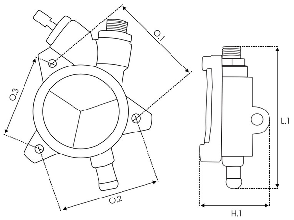 UD48394P — Växelströmsgenerators pumpar