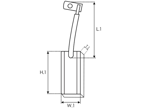 AB9004P — Växelströmsgeneratorers borstar
