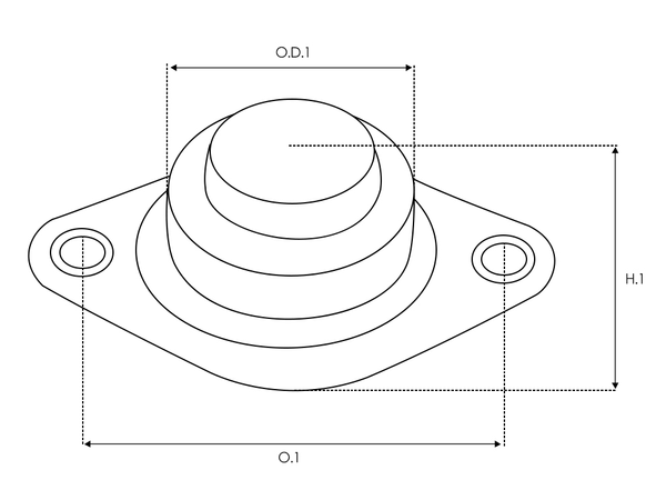 SBR0077PR — Startmotors bakre skydd