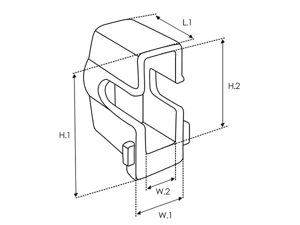 UD30446SBHP — Fästen för startmotors borstar