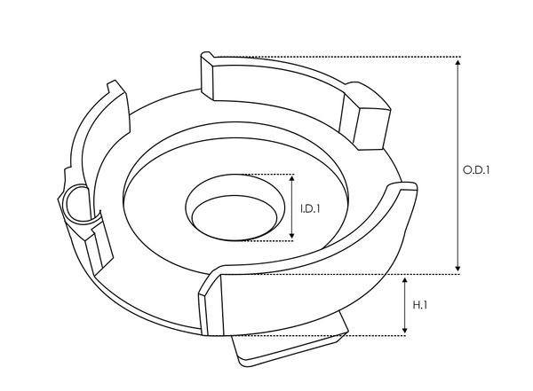 UD20748SG — Startmotors växelhöljen