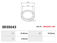 AS-PL Startmotors växelpackningar SRS5043