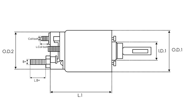 UD100676SS — Startmotors automater
