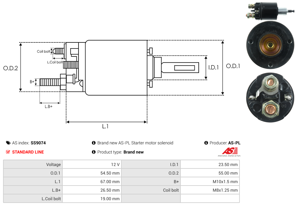 cievka štartéra Avia s redukt.