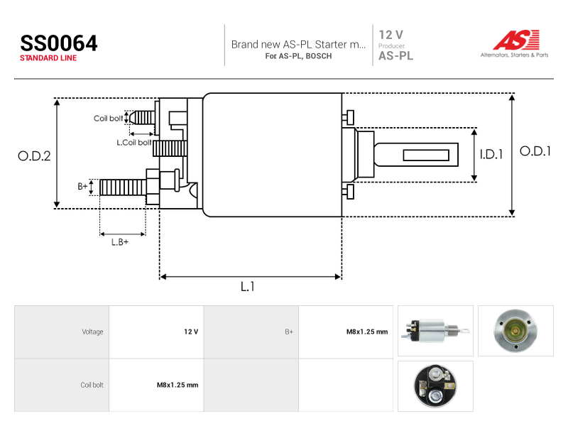 Brand newOEM LETRIKA Starter Solenoid