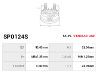 AS-PL Startmotors automathylsor SP0124S