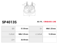 AS-PL Startmotors automathylsor SP4013S
