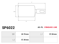 AS-PL Kärnor för startmotors automat SP6022