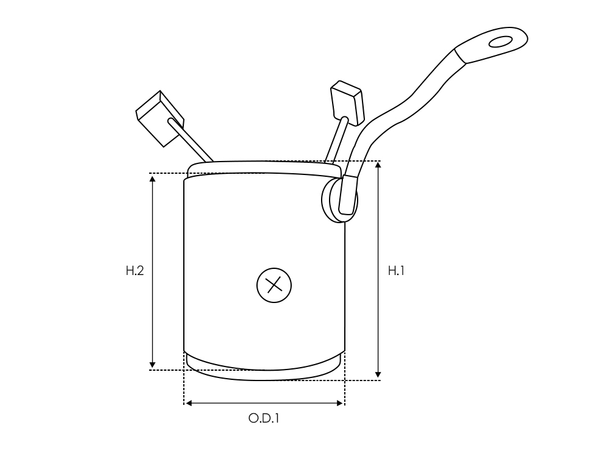 UD820710(VALEO)SF — Startmotors lindningsstatorer