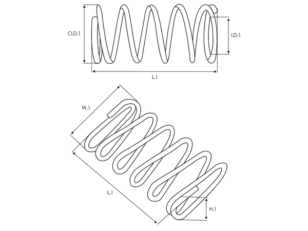 SDK5062S(BULK) — Startmotors bendix fjädrar