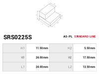 AS-PL Startmotors gummipackningar SRS0225S
