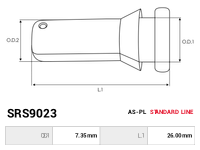 AS-PL Startmotors gummiutsläpp SRS9023