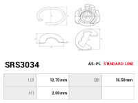AS-PL Startmotors skydd SRS3034