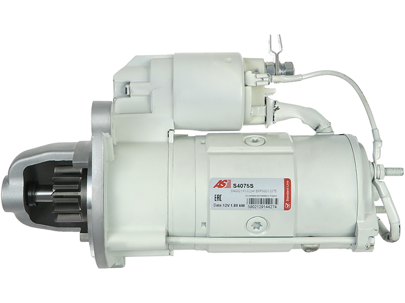 Démarreur (starter) AS-PL Référence S0753S - Compatible Plusieurs Véhicules (numéro OE A17970) - Puissance 2.7 KW, 11 Dents