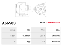 AS-PL Generator A6658S