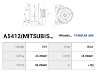 AS-PL Generator A5412(MITSUBISHI)