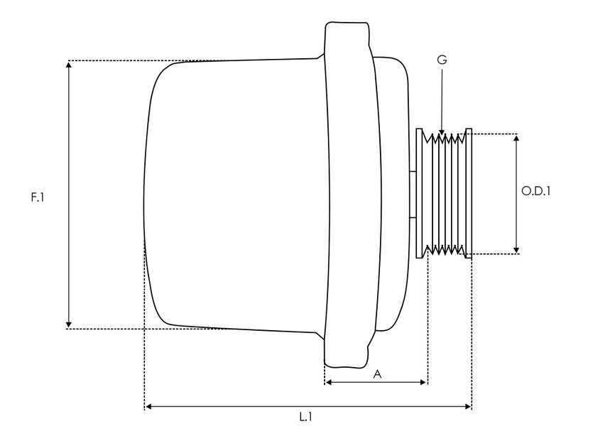 Remanufactured AS-PL Alternator