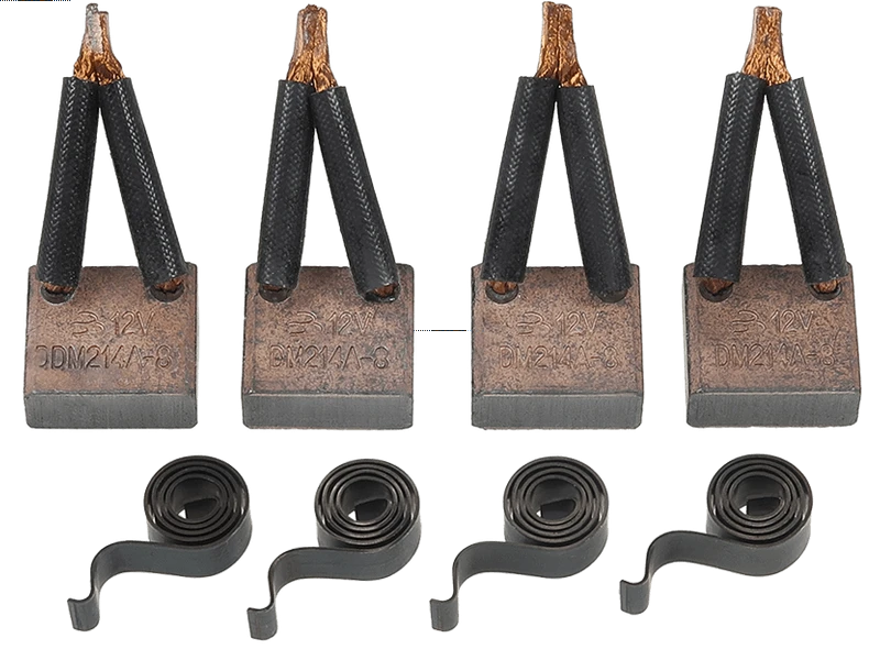 Brand new OEM ISKRA / LETRIKA Starter motor brush set