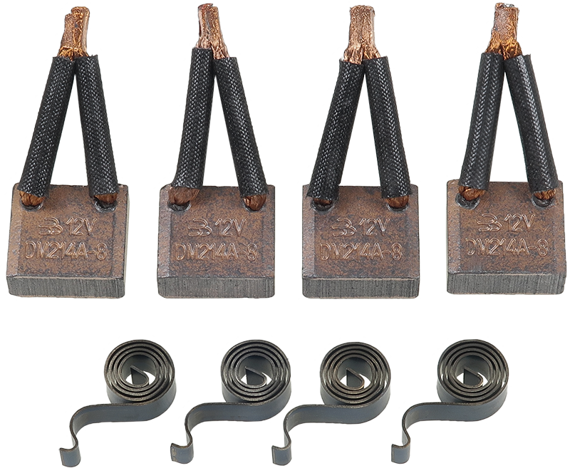 Brand new OEM ISKRA / LETRIKA Starter motor brush set