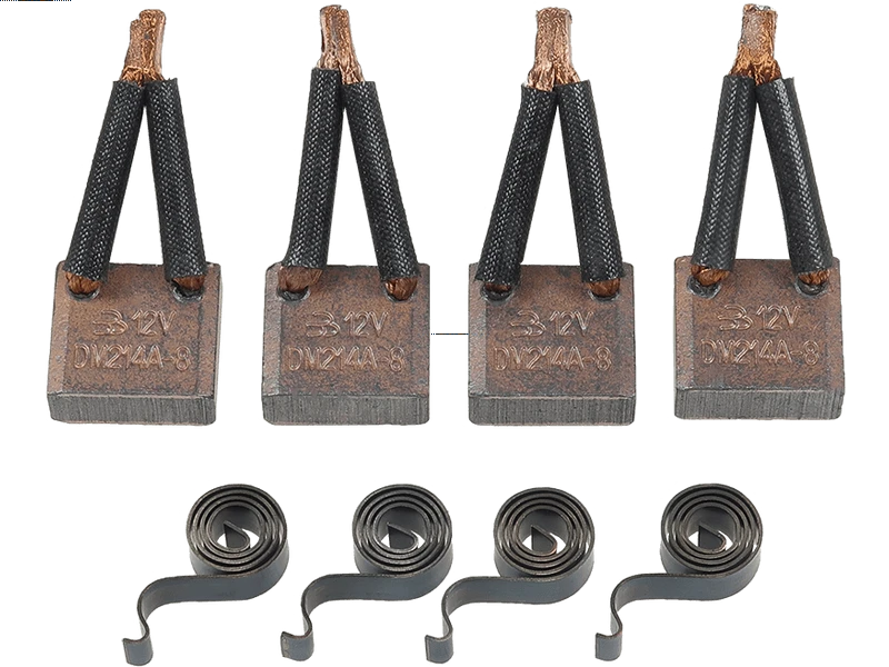 Brand new OEM ISKRA / LETRIKA Starter motor brush set