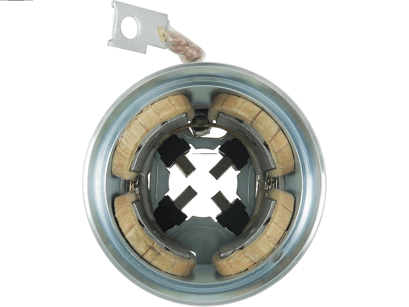 Brand new AS-PL Starter motor yoke with field coil and brush
