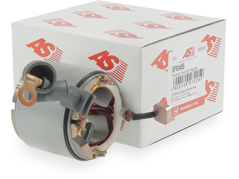 Brand new AS-PL Starter motor yoke with field coil