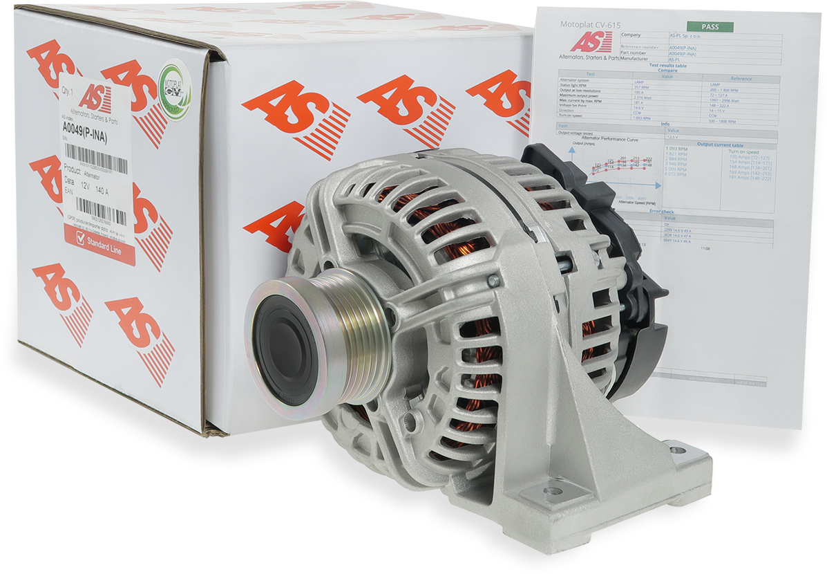 Brand new AS-PL Alternator with INA freewheel pulley