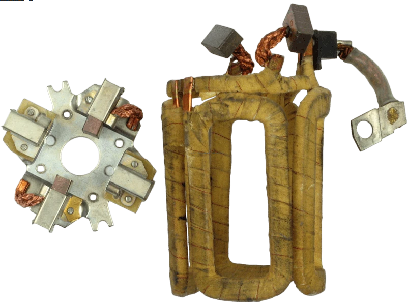 Brand new AS-PL Starter motor field coil with brush holder