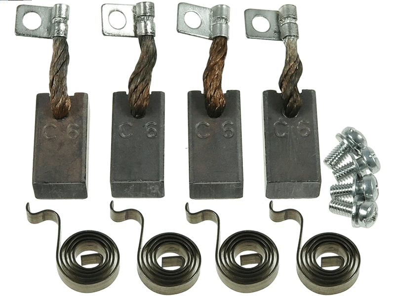 Brand new OEM ISKRA / LETRIKA Starter motor brush set