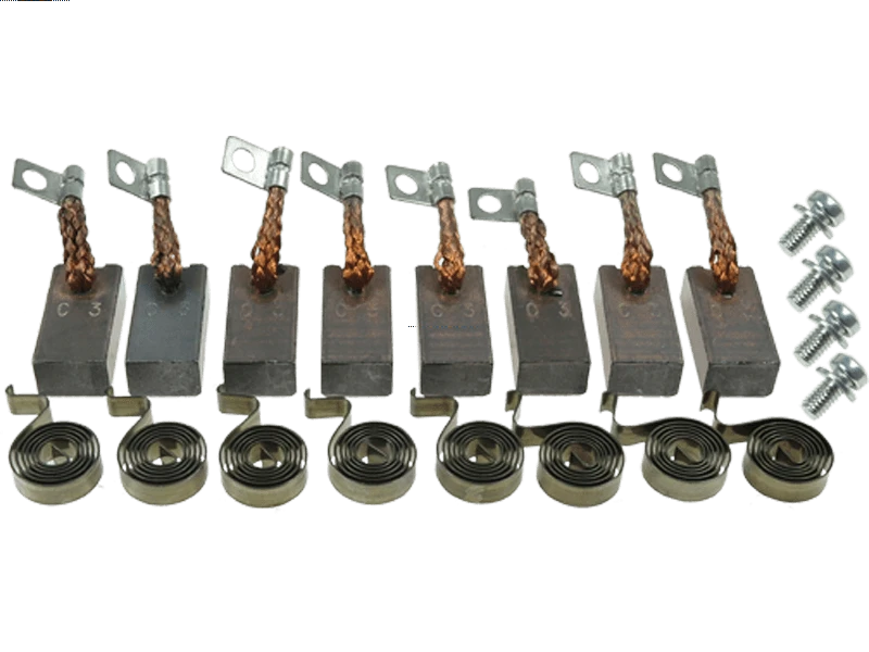 Brand new OEM ISKRA / LETRIKA Starter motor brush set